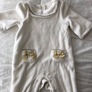 Janie & Jack Lafayette 0-3 months Holiday Onesie